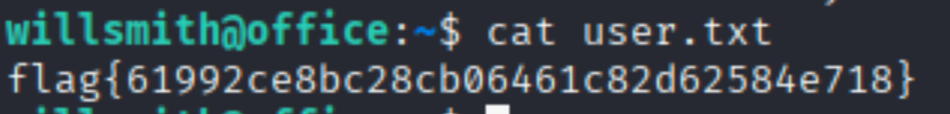 cat user.txt