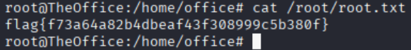 get flag root.txt