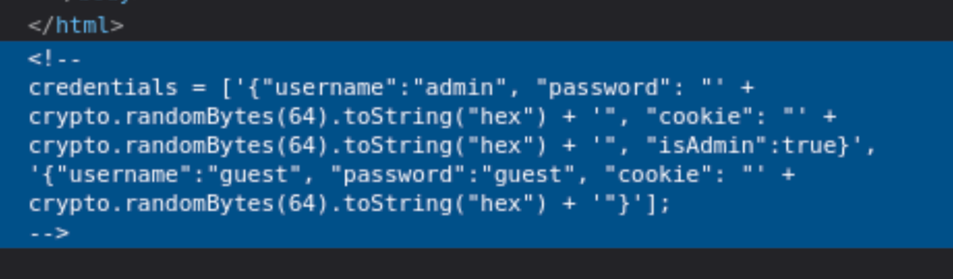 source code login page credentials